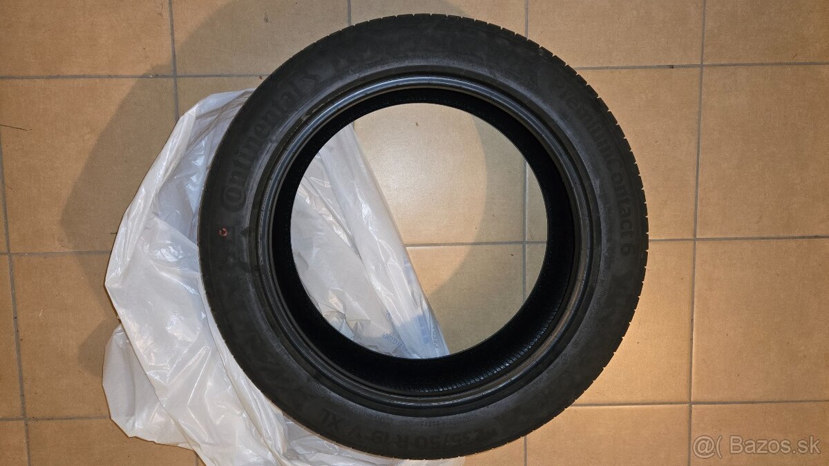 Predam nove 4 ks letne pneu 235/50 R19 Continental Premium