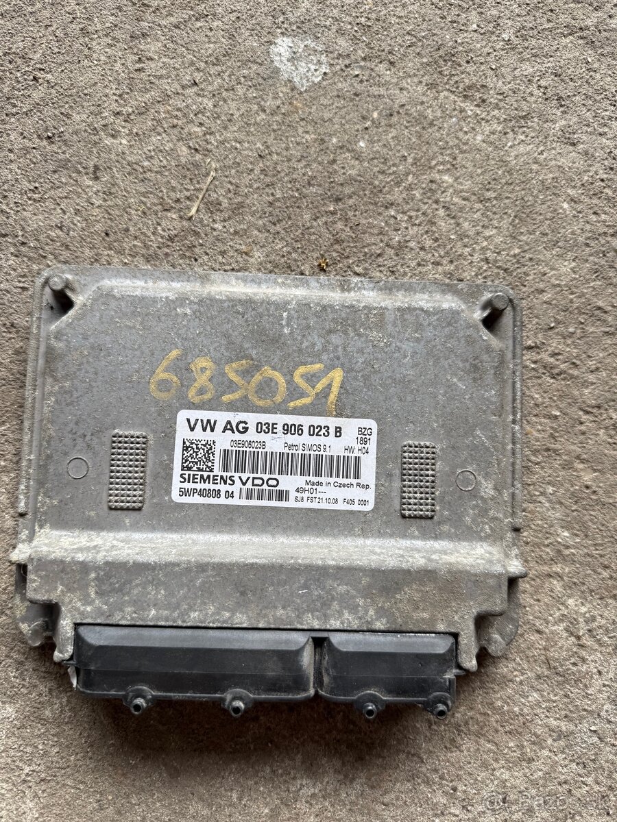 03E906023B riadiaca jednotka fabia 1.2