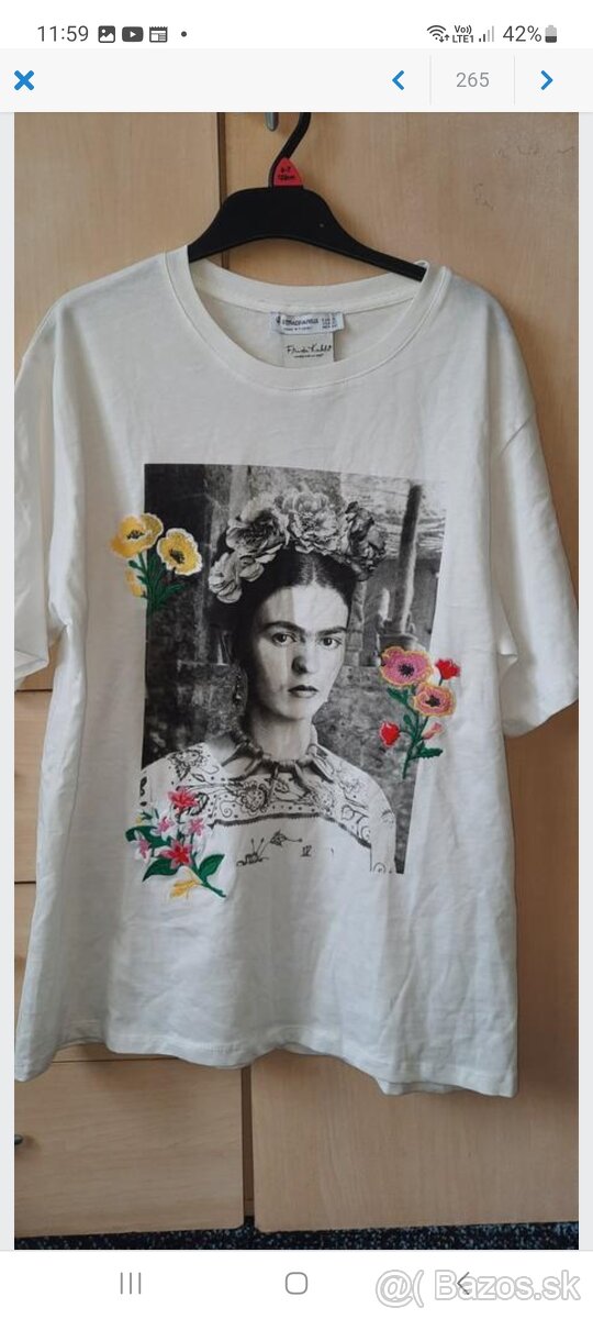 tričko frida kahlo