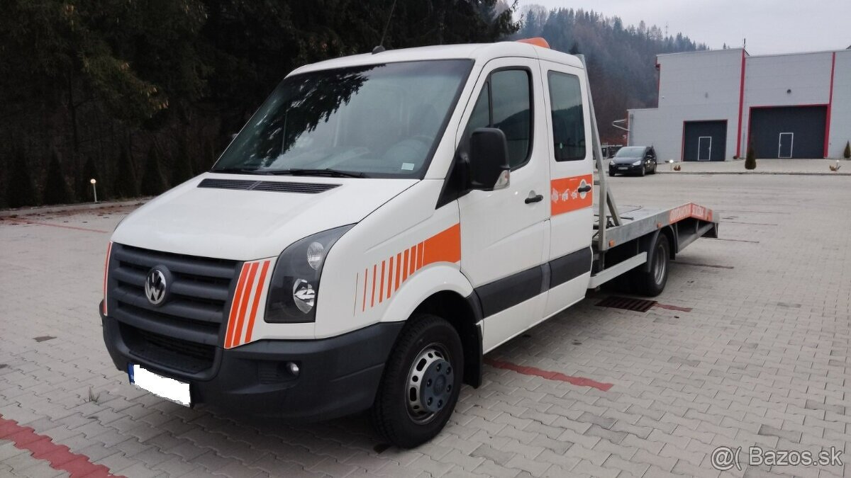 Predám odťahový špeciál VW Crafter – 7 miestny