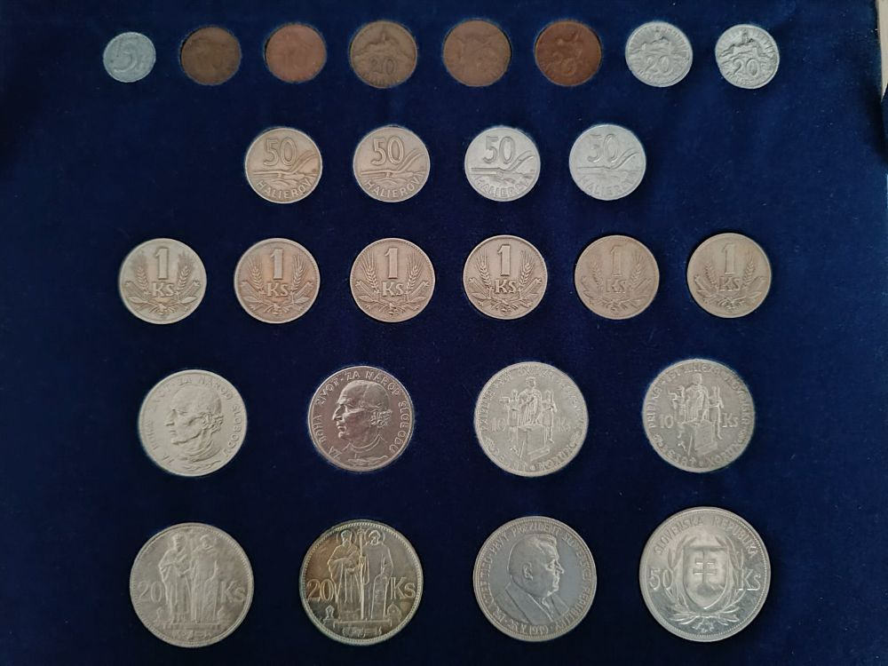 ☀️ Kompletná sada mincí Slovenský štát 1939-1945 + varianty