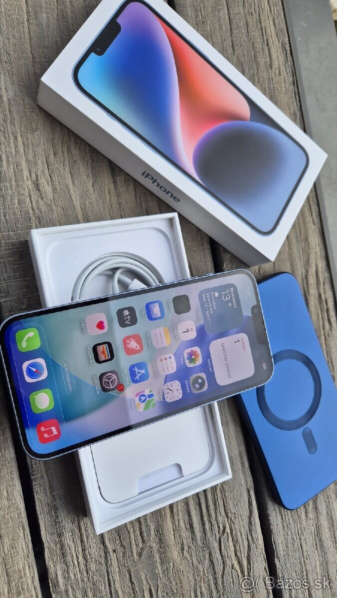 Apple iphone 14 plus 128gb blue top stav