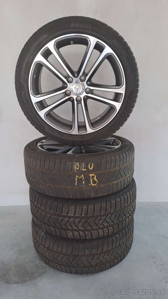 alu disky Mercedes Benz - originál + pneu zima