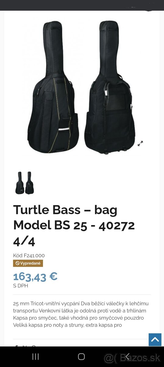 Púzdro na kontrabas