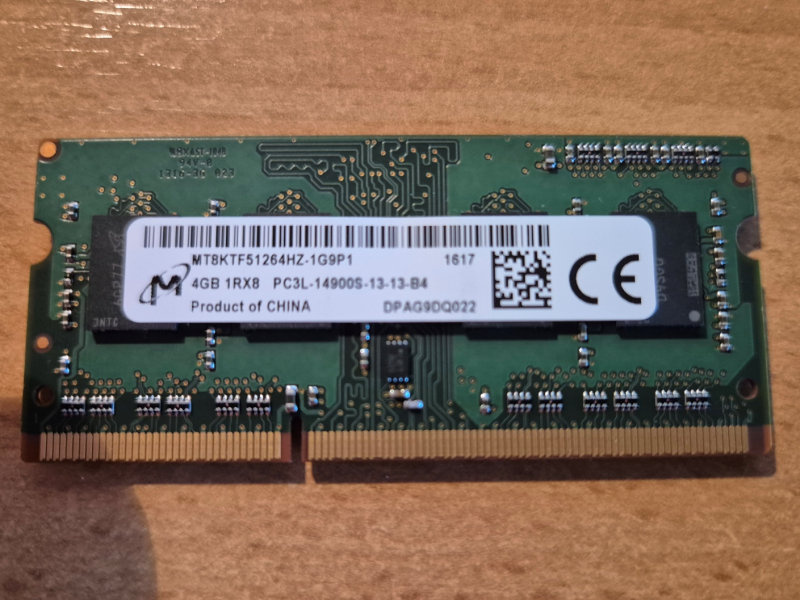 Pamäťe do Notebooku DDR2, DDR3, DDR4, (4GB-1GB-512MB moduly)