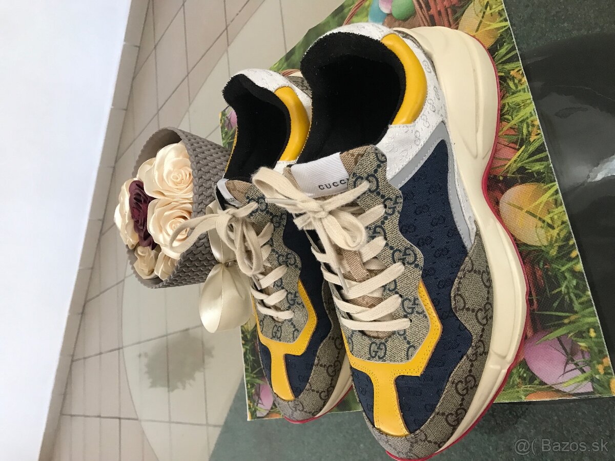 GUCCI originál pánske monogram/tenisky veľkosť 43/44