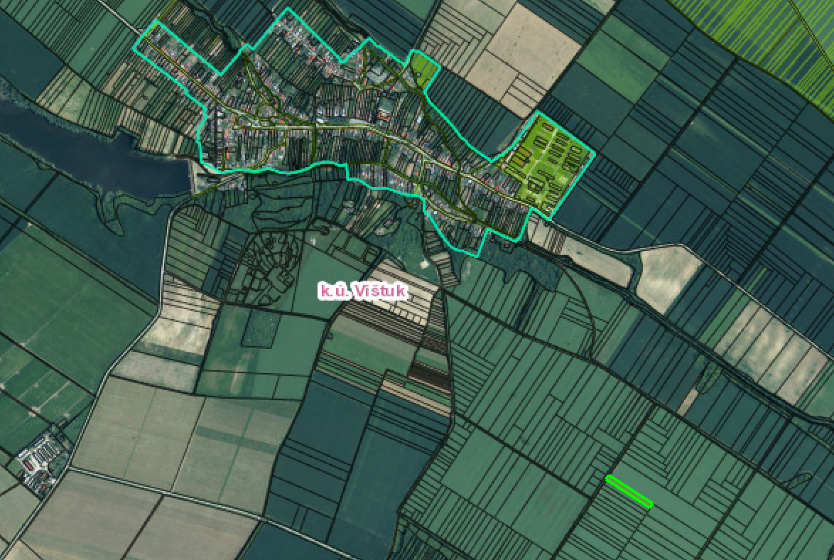 Predám 5 375 m² m² ornej pôdy v obci Vištuk