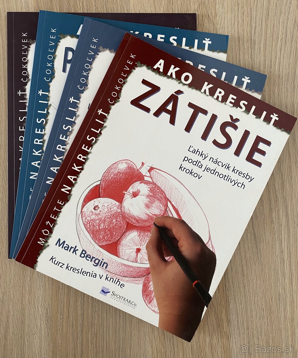 4 knihy - Ako kresliť