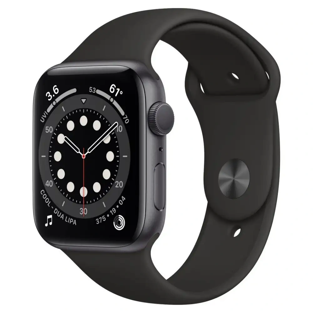 Apple Watch Series 6 44mm GPS, Vesmírne šedé hliníkové puzdr