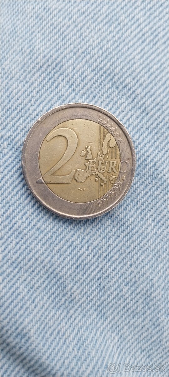 Vzácna 2€ grécka minca z roku 2002