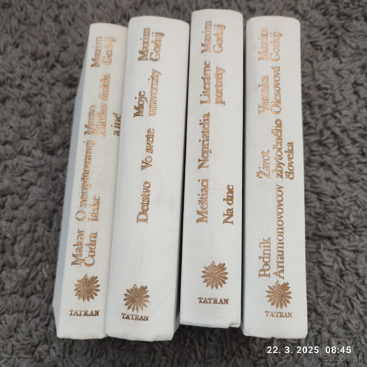 4 x kniha Maxim Gorkij