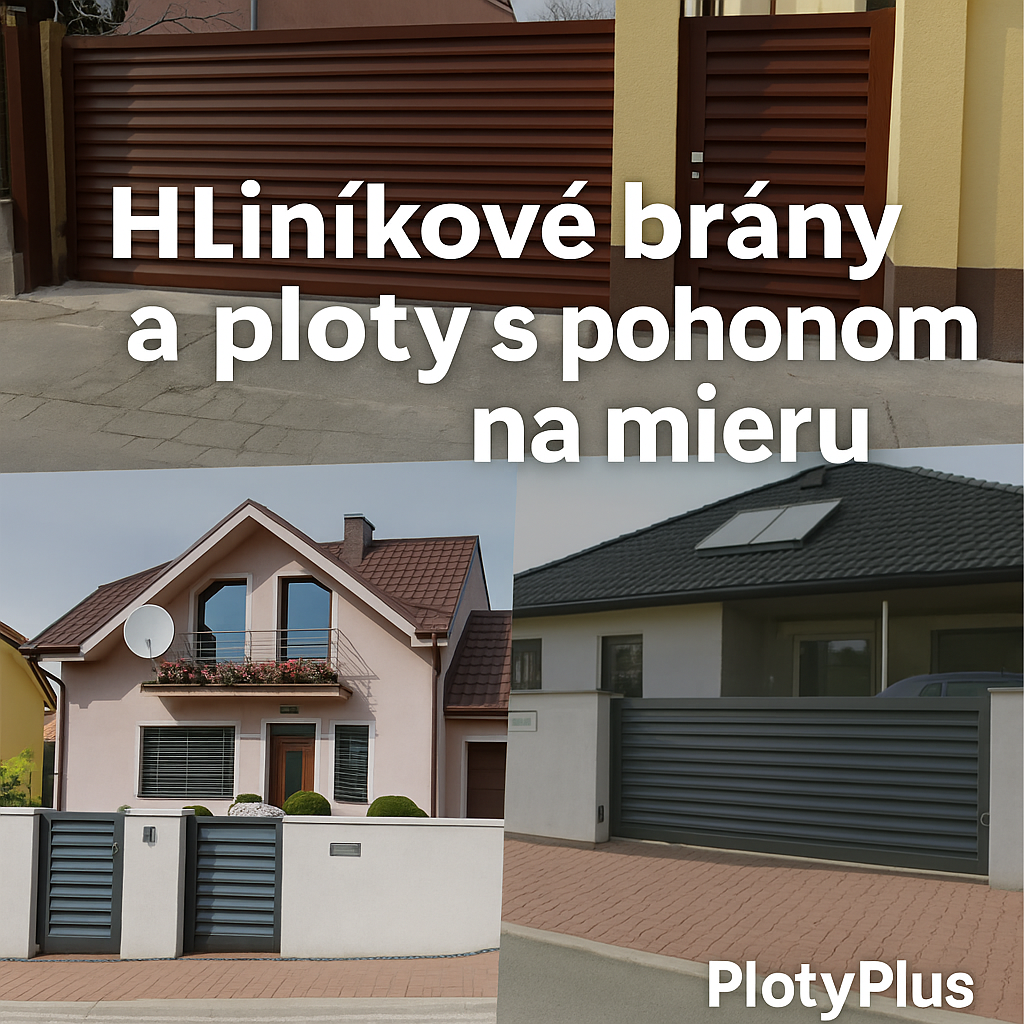 Hliníkové brány, ploty, pohony, pergoly