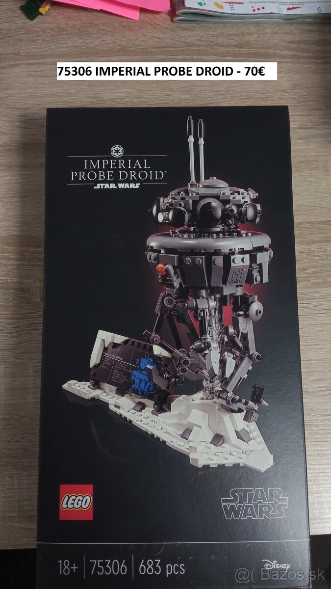 Predám nové Lego Star Wars 75306 - Imperial Probe Droid