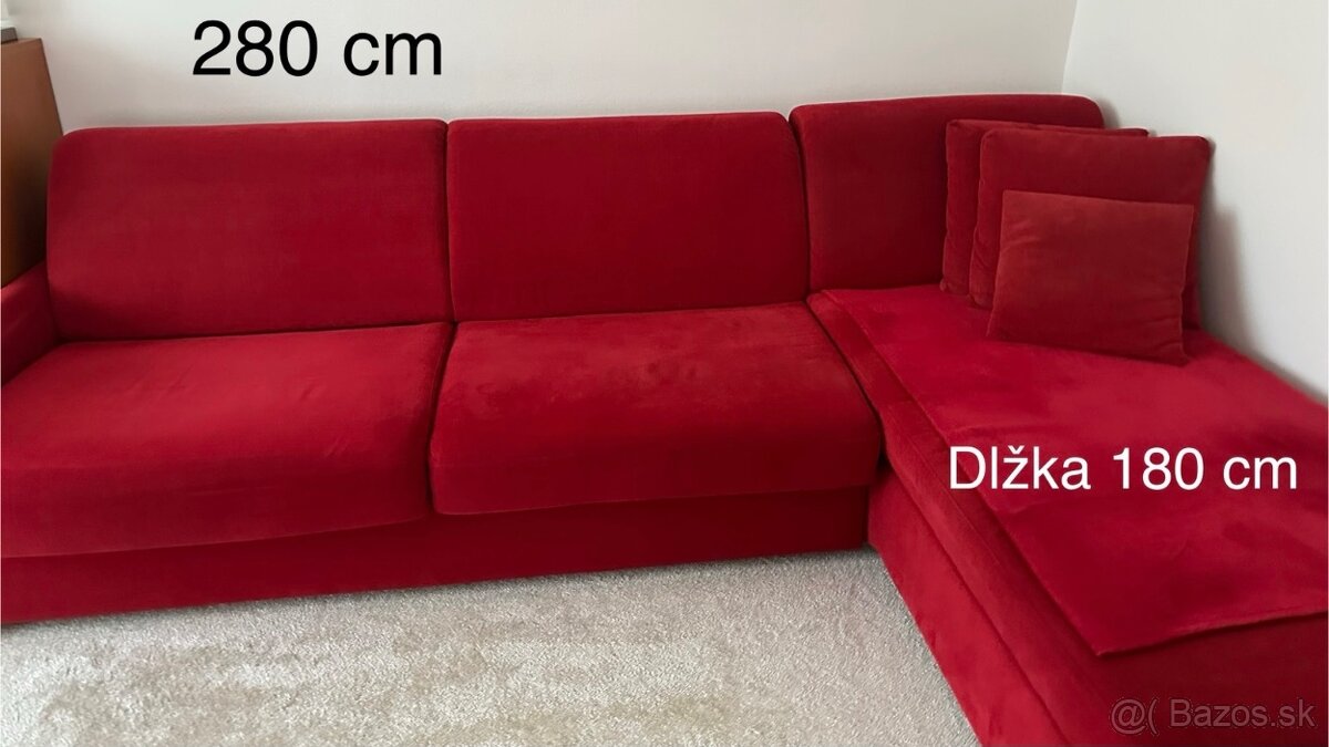 Rohová sedacia súprava