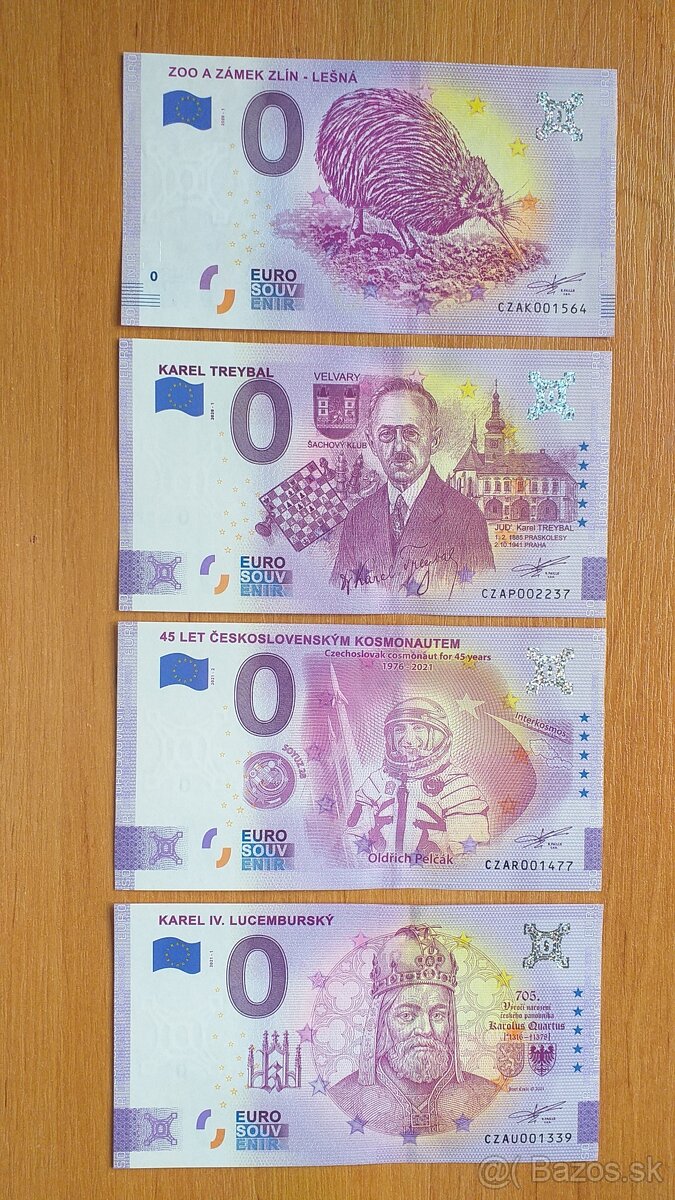 0 euro bankovka, 0 euro souvenir, 0€ bankovka 6