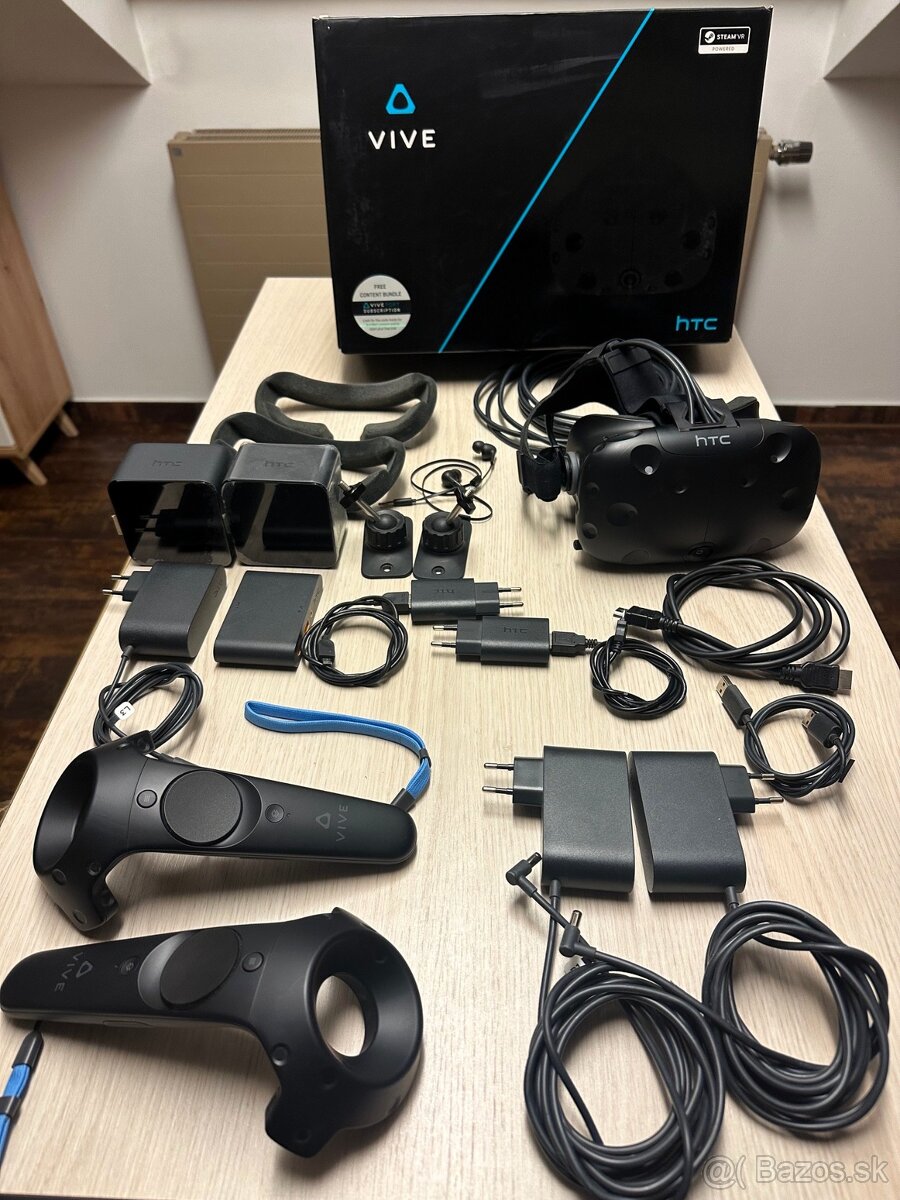 HTC VIVE VR Headset – kompletný set + množstvo VR hier
