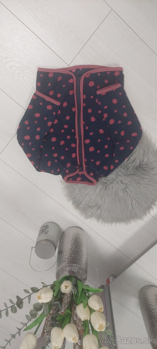 Flisová mikina tmavo modrá