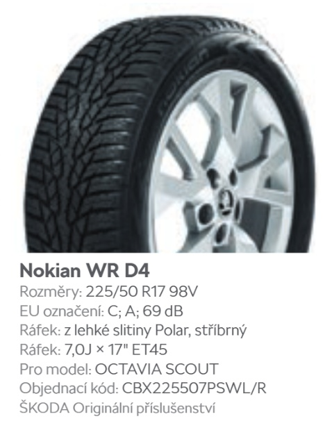 Zimne pneu 225/50 R17 4x