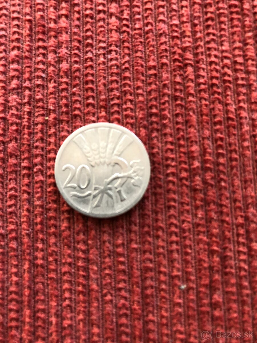 20 halier Vzácny