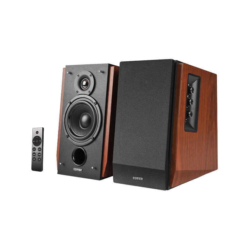 Edifier R1700BTs, reproduktory 2.0, hnedé