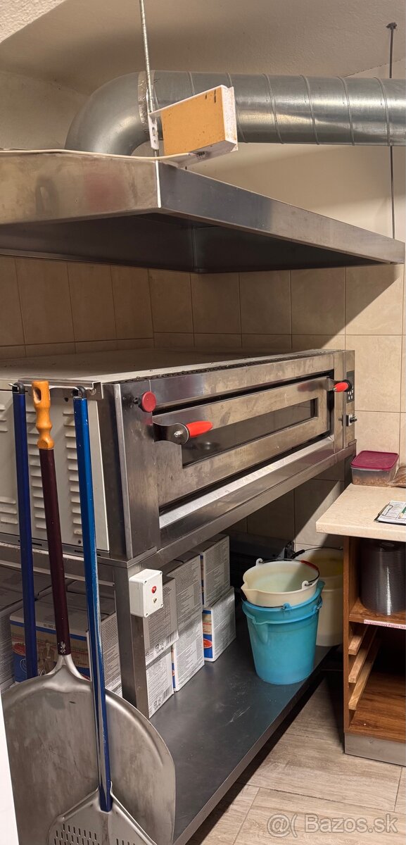 Pizza pec PIZZA GROUP prof D6L + podstavec + digestor