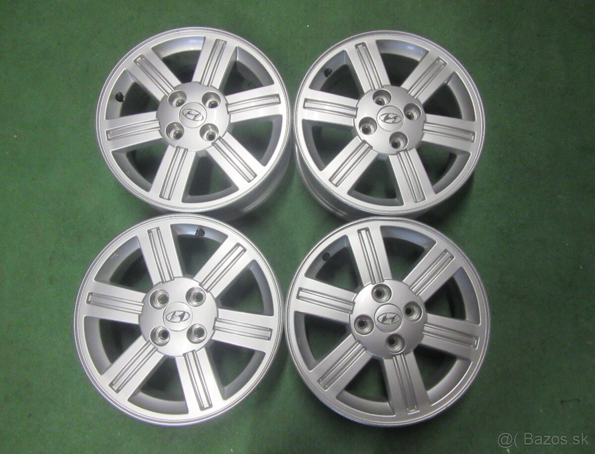 R15 hliníkové disky HYUNDAI i10 picanto yaris rozteč 4x100