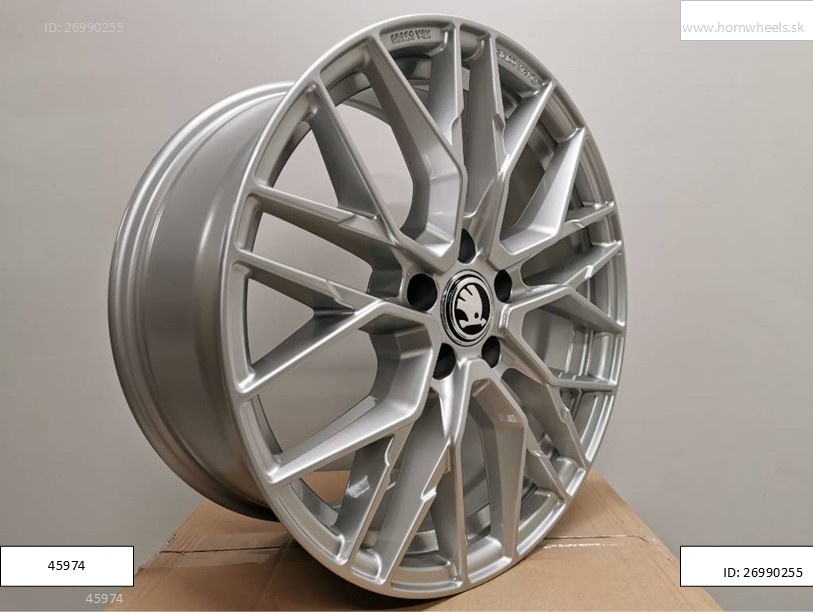 7,5J R17 5x112 ET47 Škoda Superb, Karoq alu disky 1222