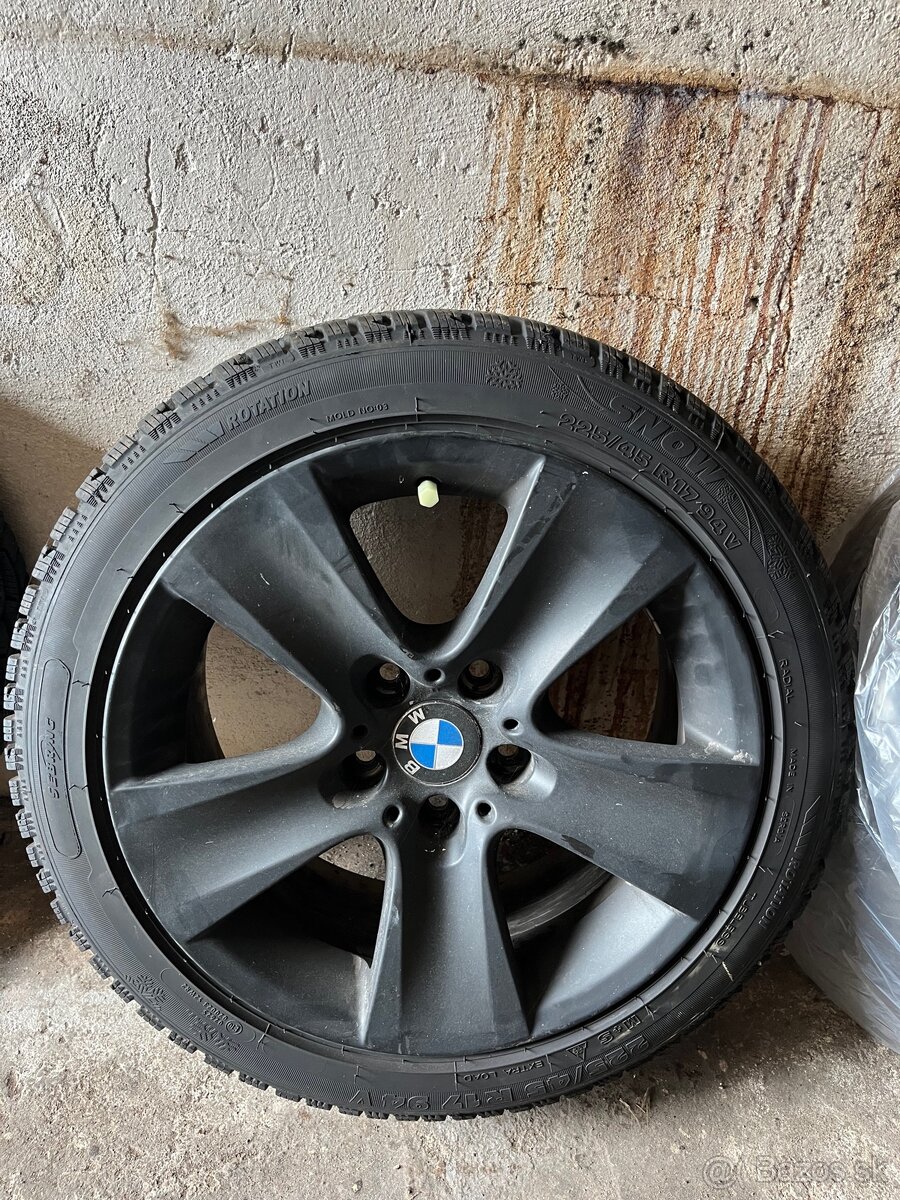 R17 5x120 BMW kolesa + zimné pneu