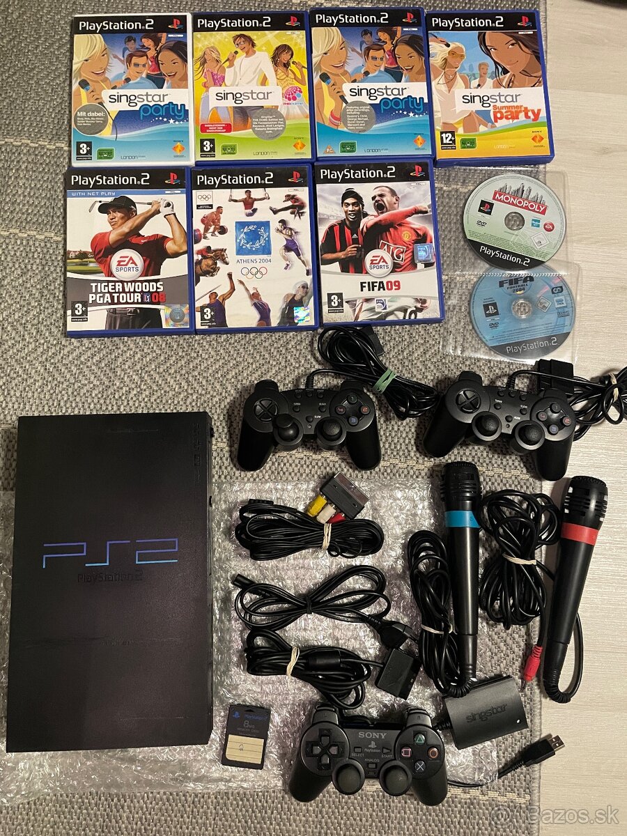 Playstation 2 FAT model SCPH 30004 + prislušenstvo