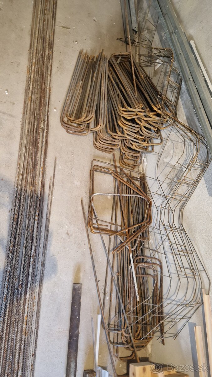 Roxory rôznych tvarov a dĺžiek + iné železo