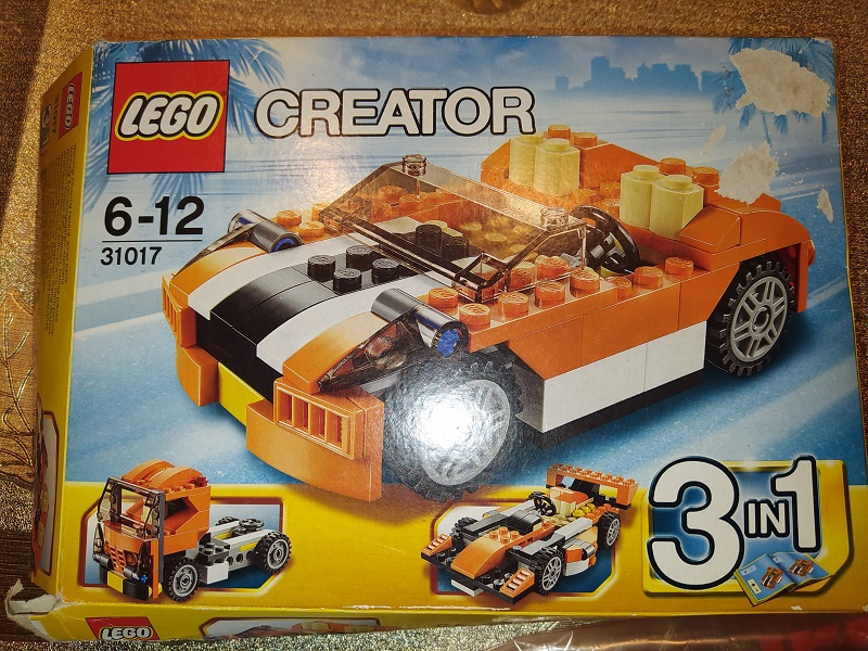 Lego 3v1 pretekárske auta a kamión