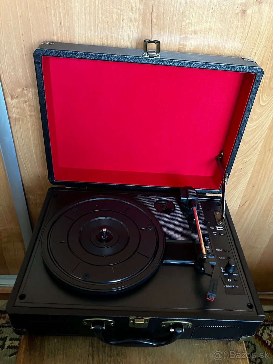 Gramofon prenosny s nahravanim na usb