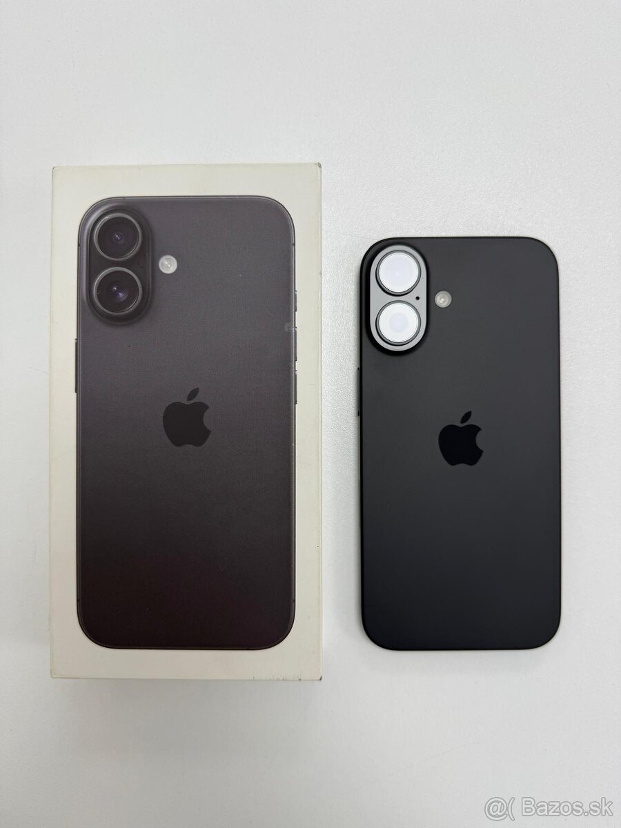  iPhone 16 128GB Black – TOP STAV 