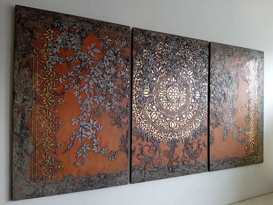 Vintage 3D obraz / obrazy