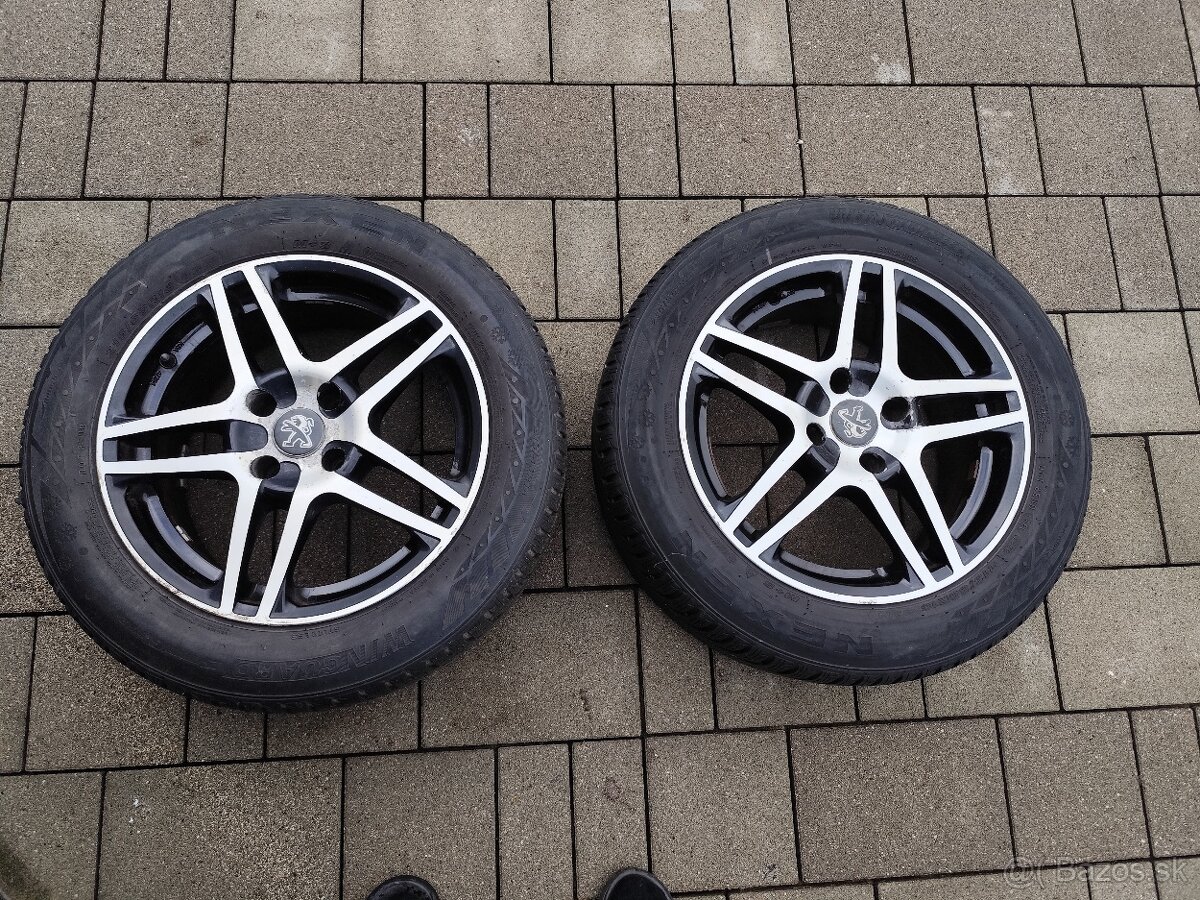 Predám zimnú sadu R16 4x108 Peugeot