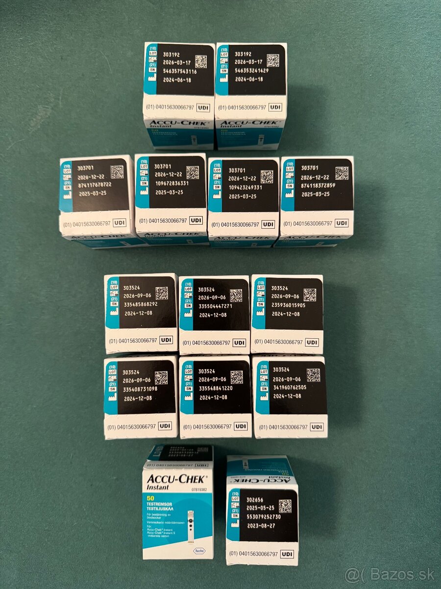 Accu-Chek Instant testovacie prúžky