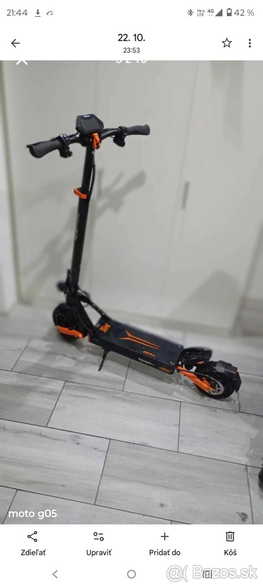 Elektrokolobežka kukurin G2 pro