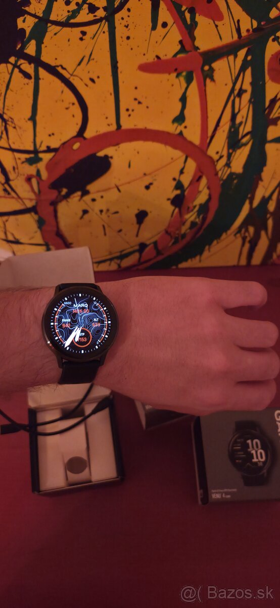 Predám Garmin Venu 4 45mm Slate/Black silicone band