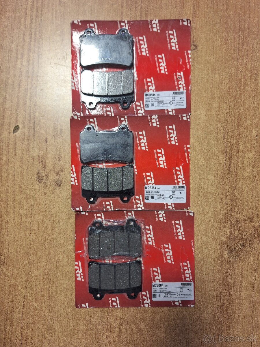 Brzdove platničky Yamaha, Triumph