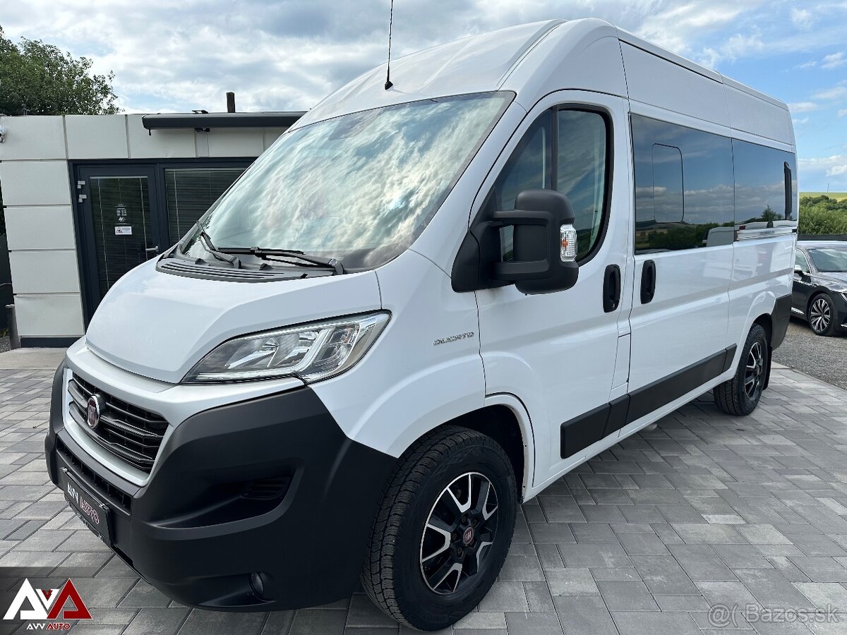 Fiat Ducato 2.3 MultiJet L2H2 3,3t, Pôvodný lak,8 miestne,SR