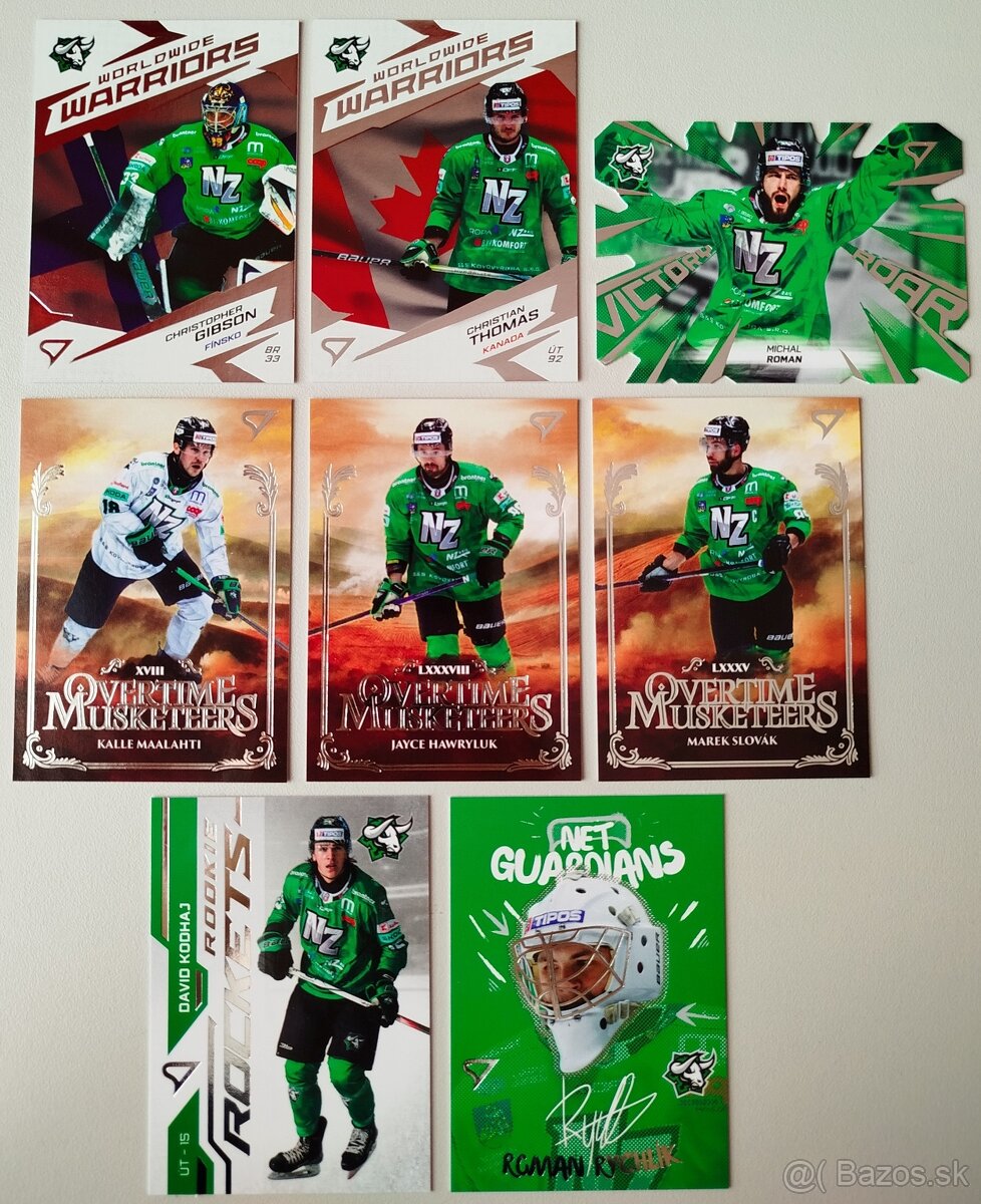 Hokejové kartičky TIPOS EXTRALIGA 2024/2025 - HC NOVÉ ZÁMKY