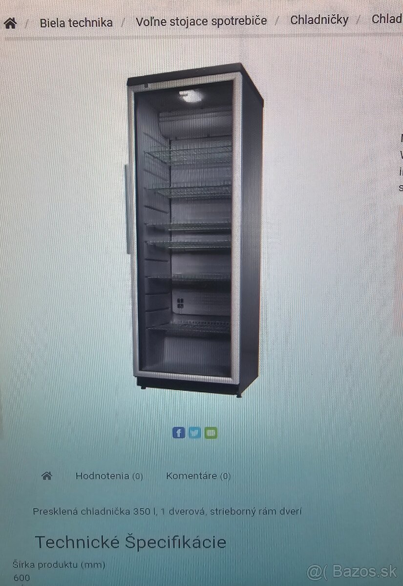 Chladiaca vitrína BEKO ( WHIRLPOOL )