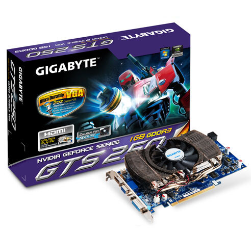 GIBABYTE GTS 250 1GB Zalman