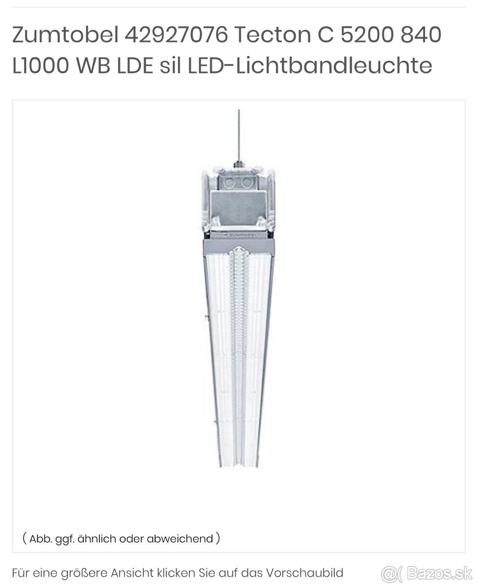 Lineárne LED svietidlo - 6kusov