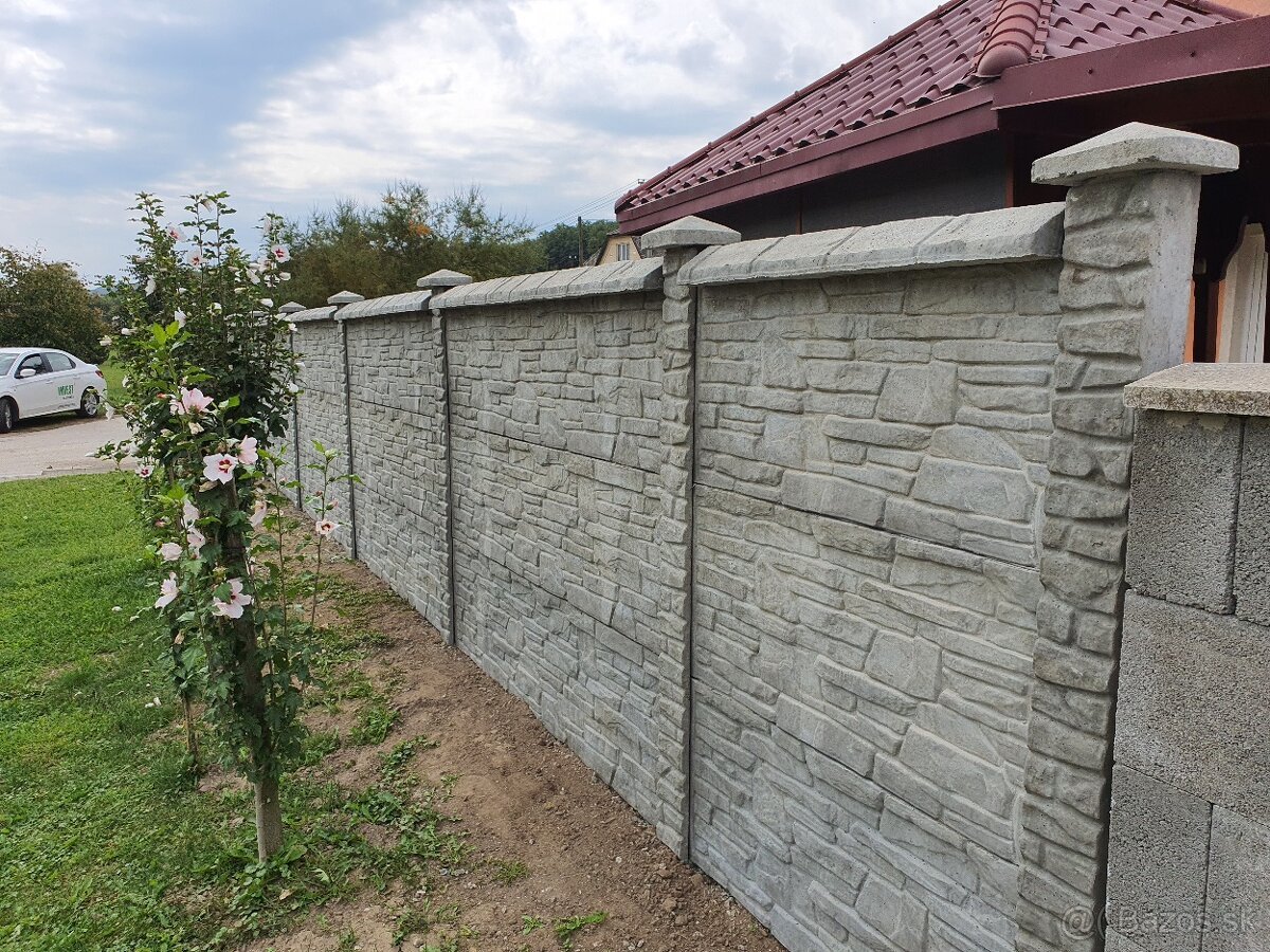 Betónové ploty Košice a okolie