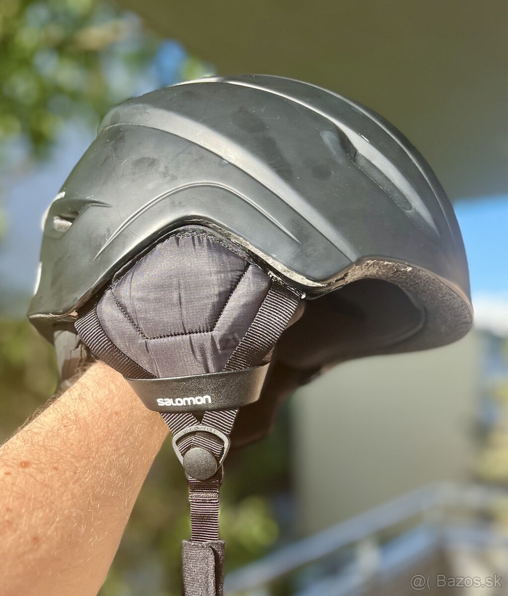 Lyžiarska helma SALOMON CRUISER BLACK MATT veľkosť L