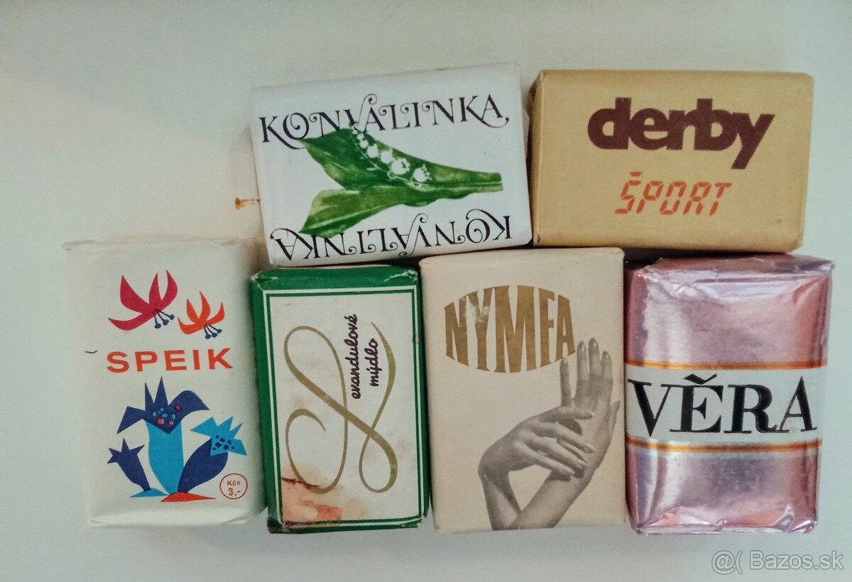 Retro socialistické mydlá