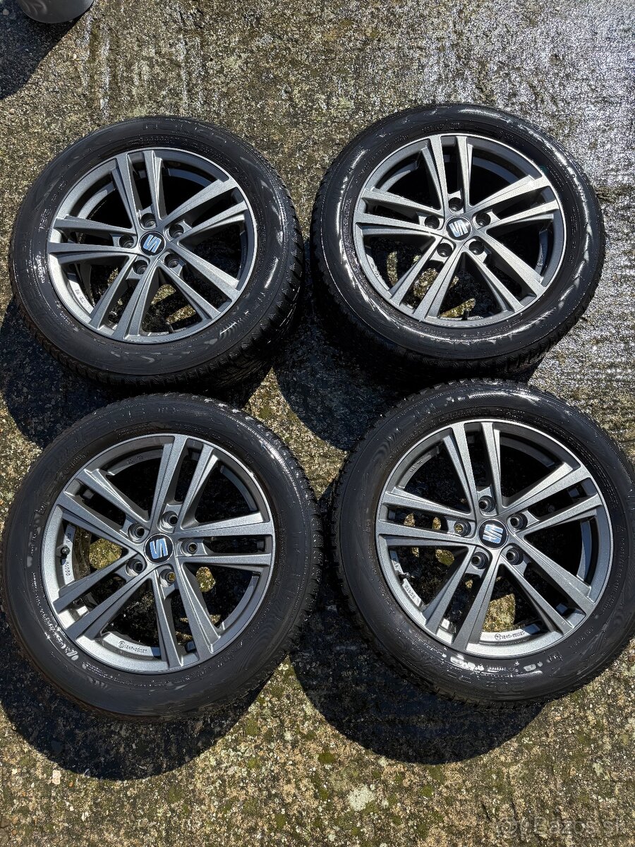 Predám disky - Seat Abrera R16 5x112 16x6j ET43 (4x)