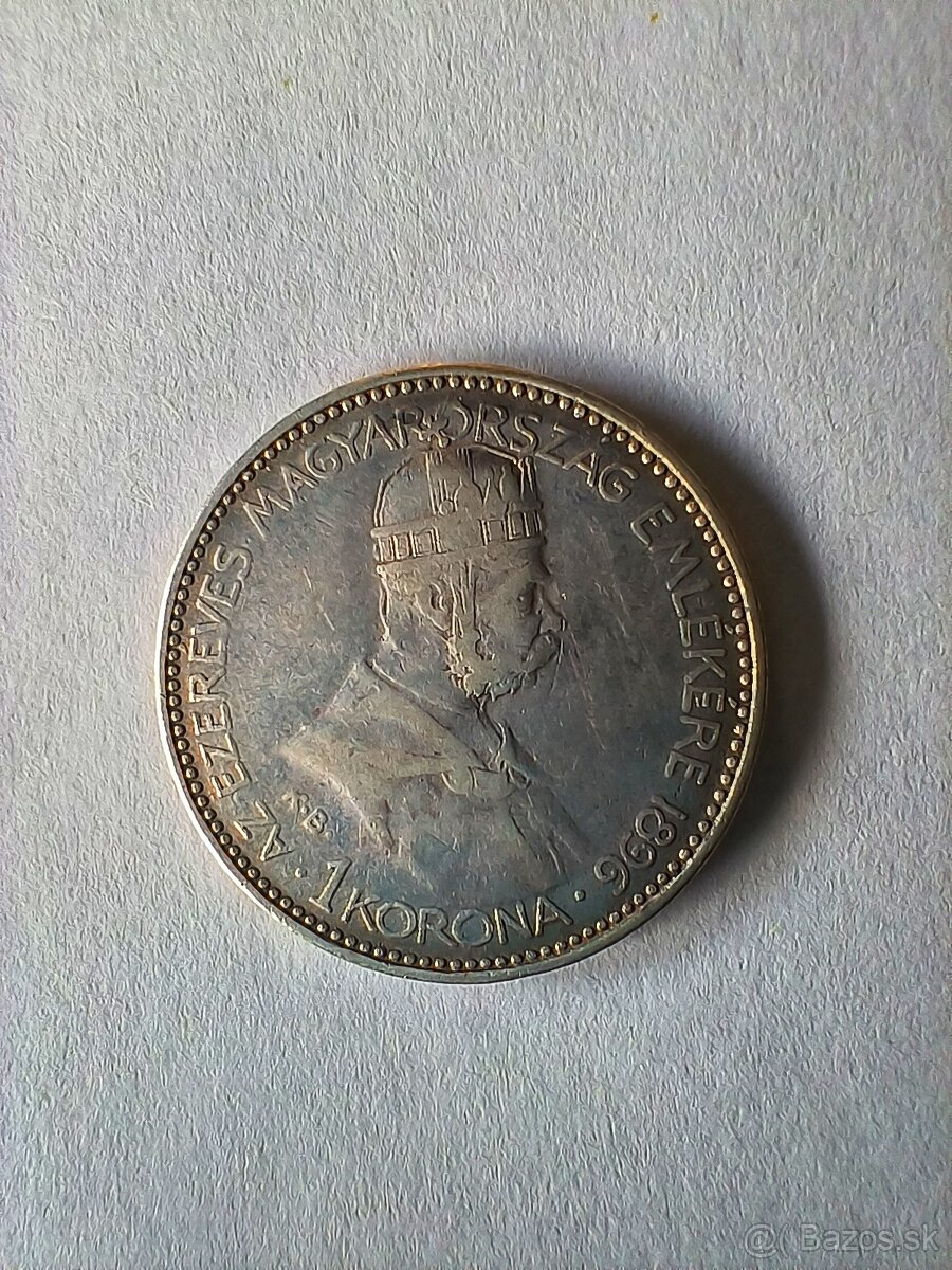 1 korona-koruna 1896 KB Rakusko-Uhorsko