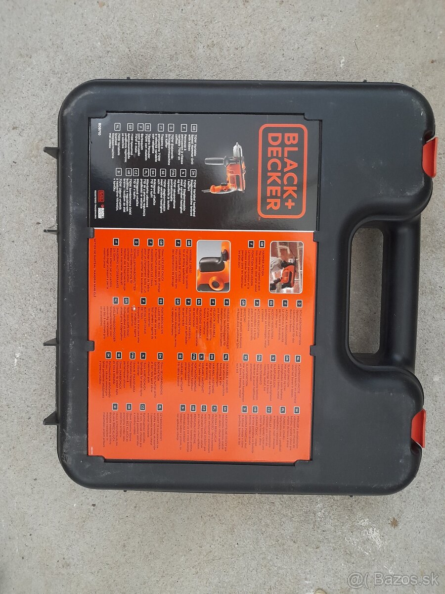 Black&Decker Příklepová vrtačka BDB710